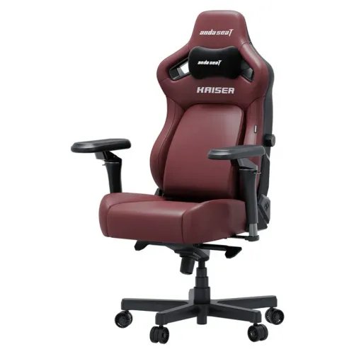 ANDASEATGamingChairKAISER-4V2XLMaroonwith6DArmrest