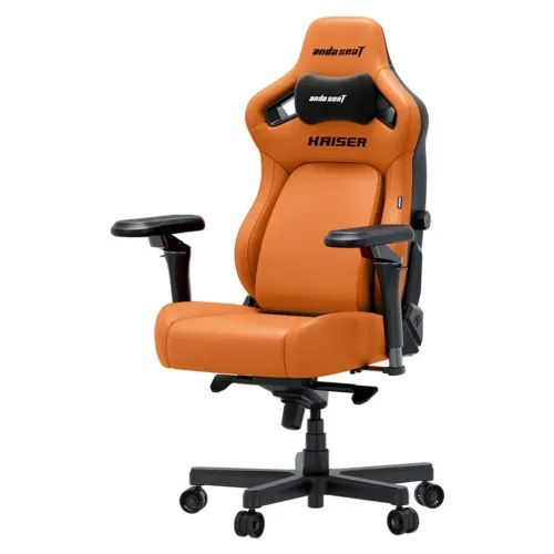 ANDASEATGamingChairKAISER-4V2XLOrangewith6DArmrest