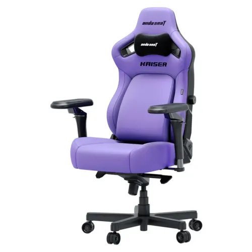 ANDASEATGamingChairKAISER-4V2XLPurplewith6DArmrest