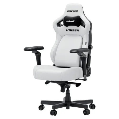 ANDASEATGamingChairKAISER-4V2XLWhitewith6DArmrest