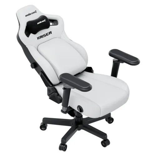 ANDASEATGamingChairKAISER-4V2XLWhitewith6DArmrest