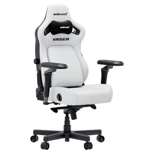 ANDASEATGamingChairKAISER-4V2XLWhitewith6DArmrest