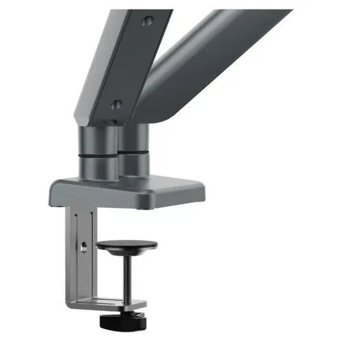 ANDASEATMonitorARMStandA6D-2SSilverWhiteDualWeightCapacityperScreen2-9kg