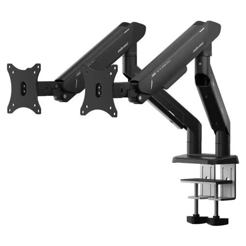 ANDASEATMonitorARMStandA9-2SBlackDualWeightCapacityperScreen2-15kg