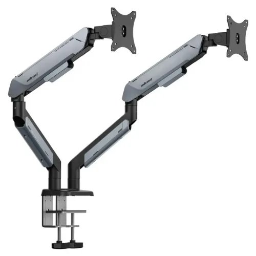 ANDASEATMonitorARMStandA9-2SBlack-TitaniumDualWeightCapacityperScreen2-15kg
