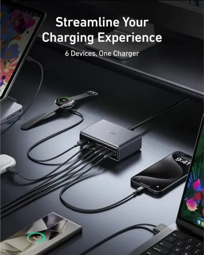 ANKERDesktopChargerPrime200W6Ports