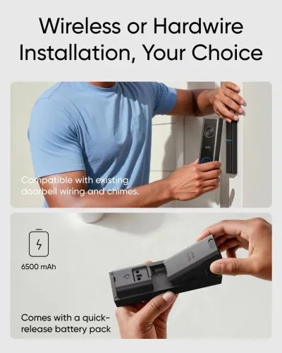 ANKEREufyDoorbelC312KwithBatteryorWired