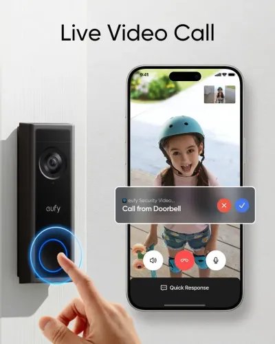 ANKEREufyVideoDoorbellC30BatteryPowered2K