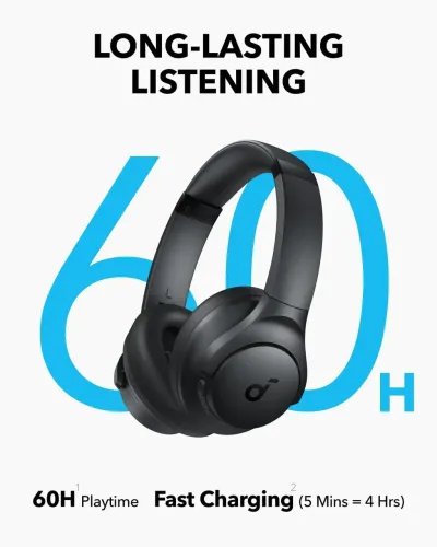ANKERHeadphonesSoundcoreQ11iOver-Ear60HPlaytime