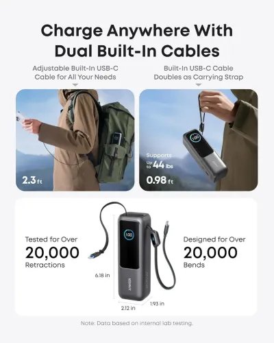 ANKERPowerbank25000mAh165WMax3xUSB-C