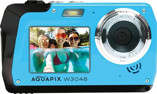 AQUAPIX WATERPROOF 4K CAMERA W-3048 ICEBLUE EDGE