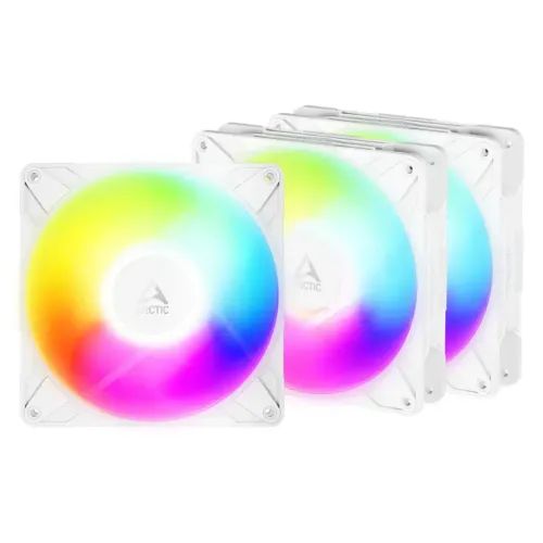 ARCTICP14ProREVERSEA-RGBWhite-3Pack-140mmCaseFan-fluiddynamic-2650RPM-PWM