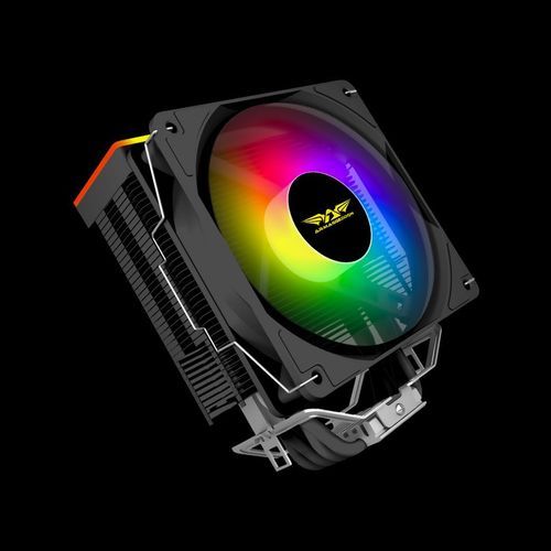 ARMAGGEDDONARGBSILENT12CMCPUCOOLINGFAN4HEATPIPESBLACK