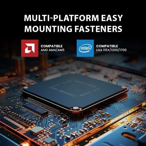 ARMAGGEDDONARGBSILENT12CMCPUCOOLINGFAN6HEATPIPESWHITE