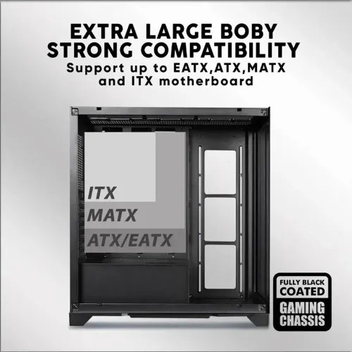 ARMAGGEDDONE-ATXRGBTRANSPARENTFISHTANKGAMINGCASEAQUARONXTREMEWHITE