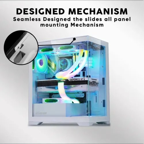 ARMAGGEDDONFULLATXTRANSPARENTFISHTANKGAMINGCASEAQUARONPROWHITE