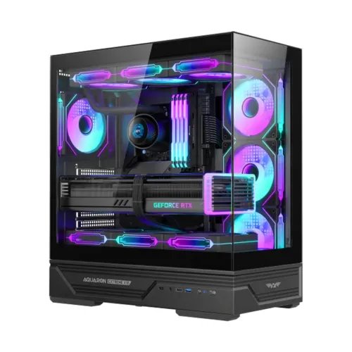 ARMAGGEDDONGAMINGFULLATXPCCASEAQUARONXTREMEX10BLACK