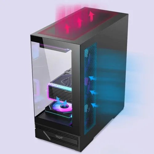 ARMAGGEDDONGAMINGFULLATXPCCASEAQUARONXTREMEX10BLACK