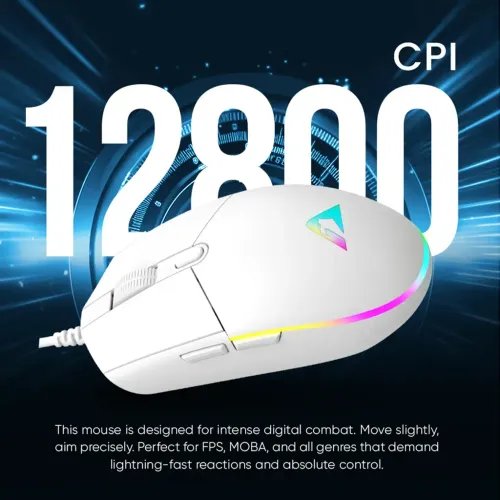 ARMAGGEDDONGAMINGMOUSE12800CPIRAVENIIISIGMASTEALTHWHITE