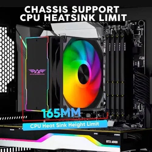 ARMAGGEDDONGAMINGPCCASEWITH4ARGBFANSTRITRONPRO200WHITE