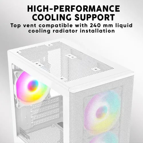 ARMAGGEDDONMICROATXCASEWITH3XARGBFANSTYPE-CDEEPFREEZEDUPLEX2ARGB-CWHITE