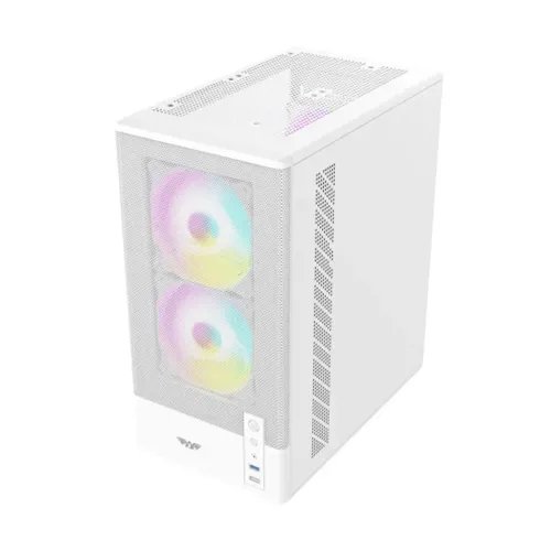 ARMAGGEDDONMICROATXCASEWITH3XCHROMAFANSDEEPFREEZEDUPLEX2CHROMAWHITE