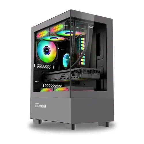 ARMAGGEDDONMICROATXGAMINGPCCASEAQUARONDUPLEXBLACK