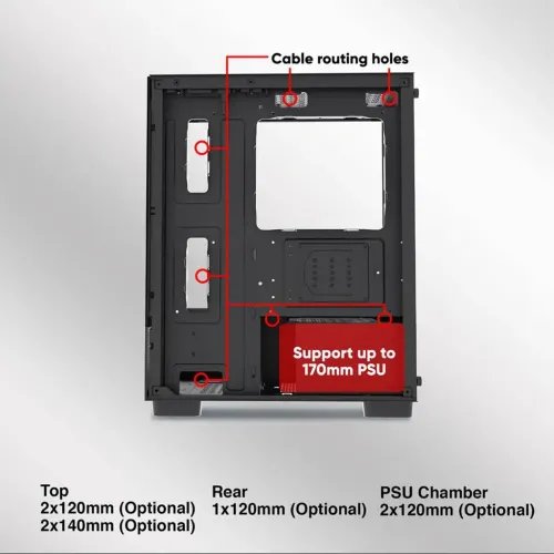 ARMAGGEDDONMICROATXGAMINGPCCASEAQUARONDUPLEXWHITE