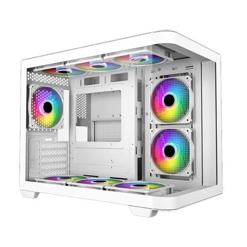 ARMAGGEDDONMICROATXSTEELPCCASEAQUARONX-CURVE285FULLYWHITE