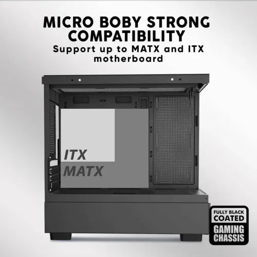 ARMAGGEDDONRGBM-ATXDUALCHAMBERGAMINGCASEAQUARONDUPLEXPROBLACK