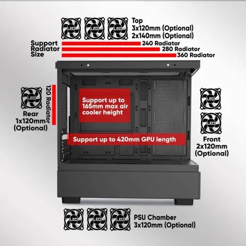 ARMAGGEDDONRGBM-ATXDUALCHAMBERGAMINGCASEAQUARONDUPLEXPROPINK