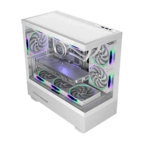 ARMAGGEDDONRGBM-ATXDUALCHAMBERGAMINGCASEAQUARONDUPLEXPROWHITE