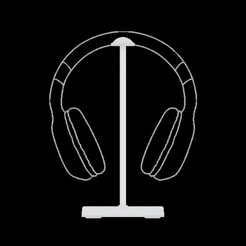 ARMAGGEDDON GAMING HEADPHONE STAND WHITE