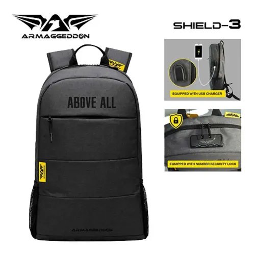 ARMAGGEDDON GAMING LAPTOP BAG 156 SHIELD 3 BLACK