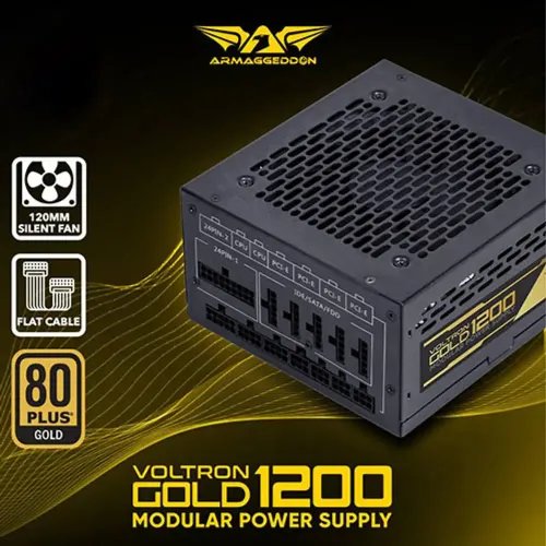 ARMAGGEDDON PSU VOLTRON GOLD 80 RATING 1200W