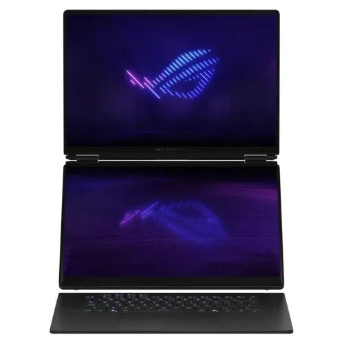 ASUSLaptopROGZephyrusDuo16GX651AR-SR115X16aposapos2880x1800OLED120HzTouchU9-386H32GB1TBSSDNVMePCIe4.0NVidiaGeForceRTX5070Ti12BWin11ProStellarGrey