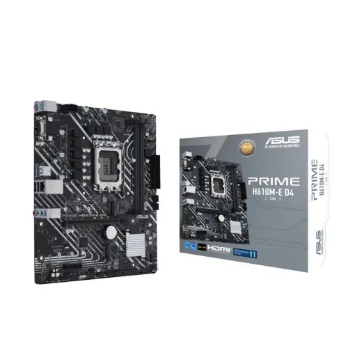ASUS MOTHERBOARD PRIME H610M-E D4-CSM, 1700, DDR4, MATX