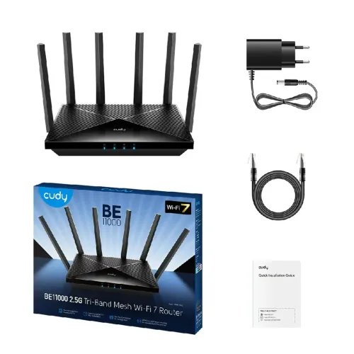 AccessPointCudyWR11000Wi-Fi7BE110002.5GTri-Band
