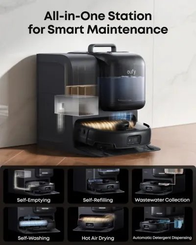 AnkerEufyRobotVacuumCleanerE28OmniwithMopAll-In-One