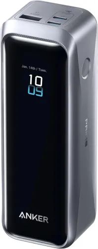 AnkerPowerbankPrime20kmAh220Wmaxpower2xUSB-C1xUSB-ABlack