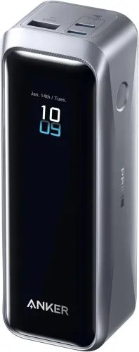 AnkerPowerbankPrime20kmAh220Wmaxpower2xUSB-C1xUSB-ABlack