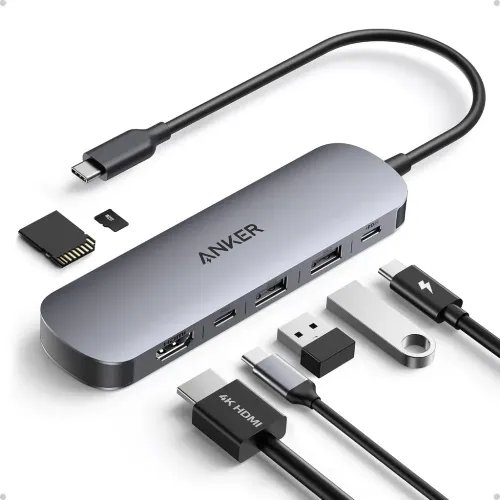 AnkerUSBHubNano7in1USB-C4K60HzHDMI85WMaxPDSDTFCardReader