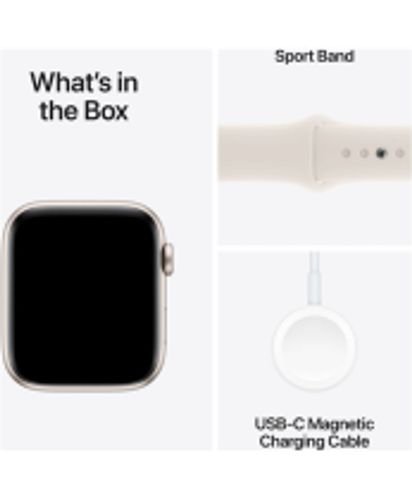 AppleWatchSE2GPS40mmStarlightAluminiumCasewithStarlightSportBandML