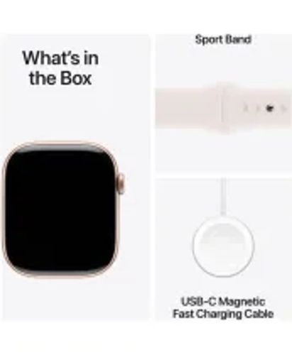 AppleWatchSeries10GPS46mmRoseGoldAluminiumCasewithLightBlushSportBandML