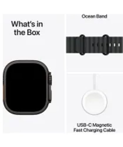 AppleWatchUltra2GPSCellular49mmBlackTitaniumCasewithBlackOceanBand