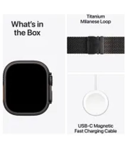 AppleWatchUltra2GPSCellular49mmBlackTitaniumCasewithBlackTitaniumMilaneseLoopL