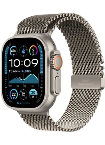 AppleWatchUltra2GPSCellular49mmNaturalTitaniumCasewithNaturalTitaniumMilaneseLoopL