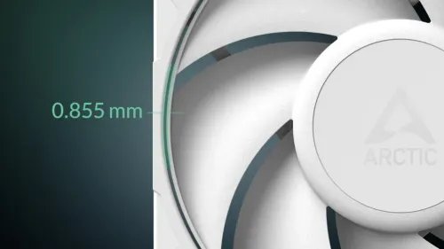 ArcticP12ProPSTWhite-PWM120mmCaseFan-fluiddynamicbearing-max3000RPM-PWMregulat