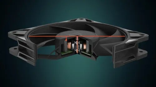 ArcticP14ProPSTCO-PWM140mmCaseFan-Dualballbearing-max2500RPM-PWMregulated