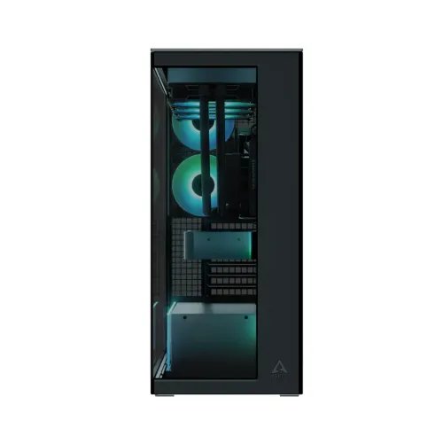 ArcticXtenderBlackblackwindowwoGPUverticalmount-MidTowerCasew.A-RGBFans